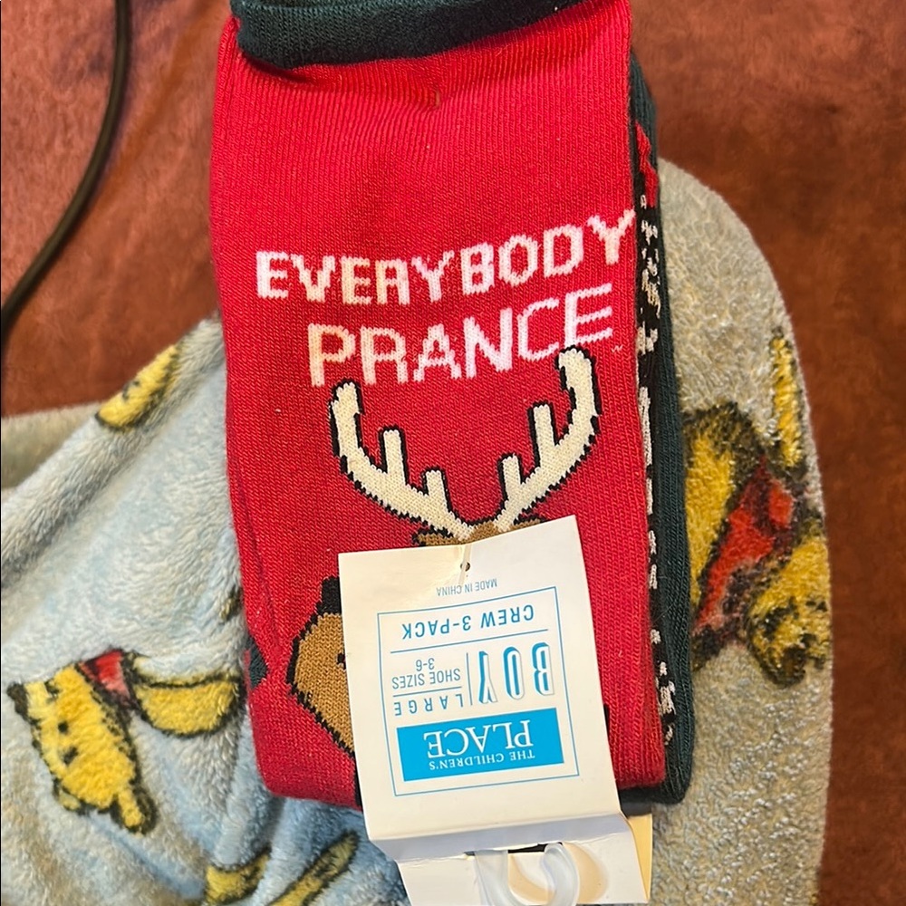 The Children's Place Red Holiday Socks